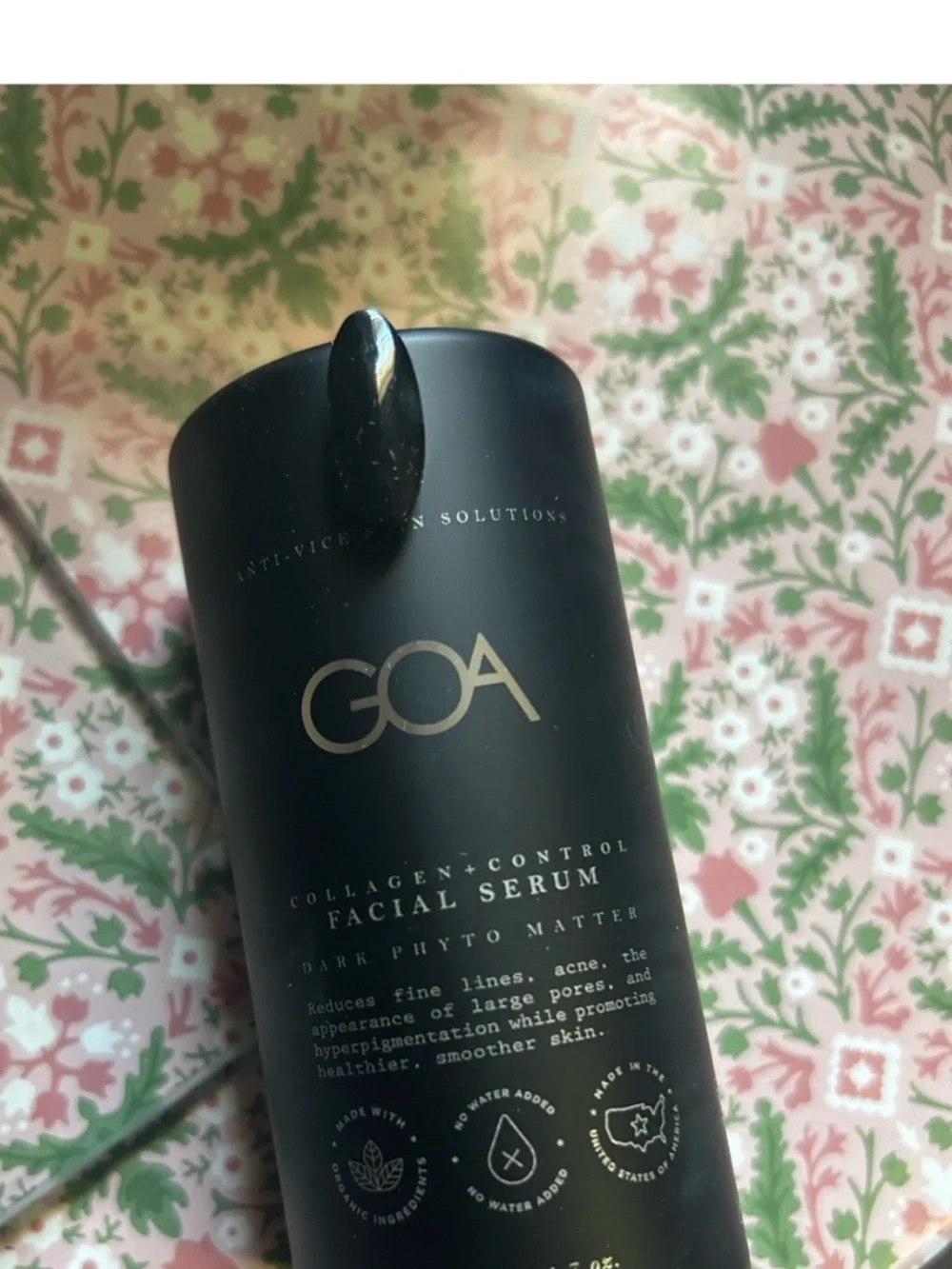 Set Of 2 GOA Collagen + Control Facial Serum Moisturizer — Silver Men’s Gel